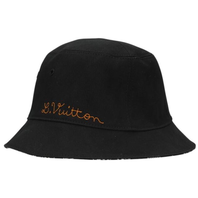 ルイヴィトン サイズ:60  MP2947 ボネ・ディストーテッド ダミエバケットハットリバーシブル帽子 中古 OM10
