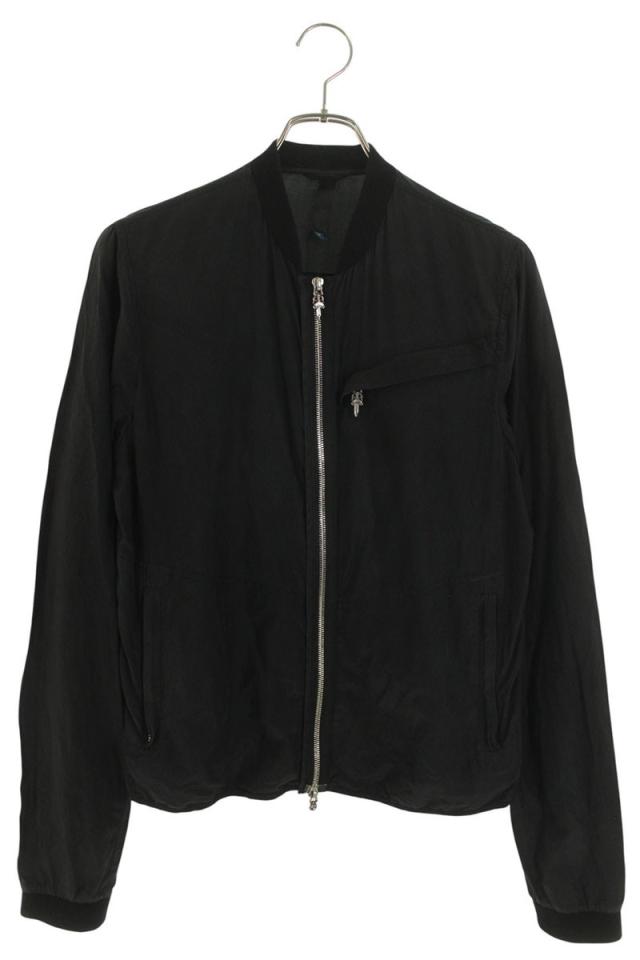 クロムハーツ サイズ:M（JVP） ダブルジップシルク混ブルゾン 中古 GZ11