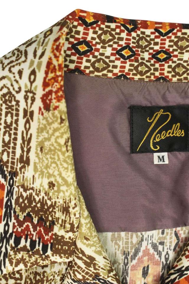 ニードルス サイズ:M  C.O.B.CLASSIC SHIRT KP079 総柄半袖シャツ 中古 BS99