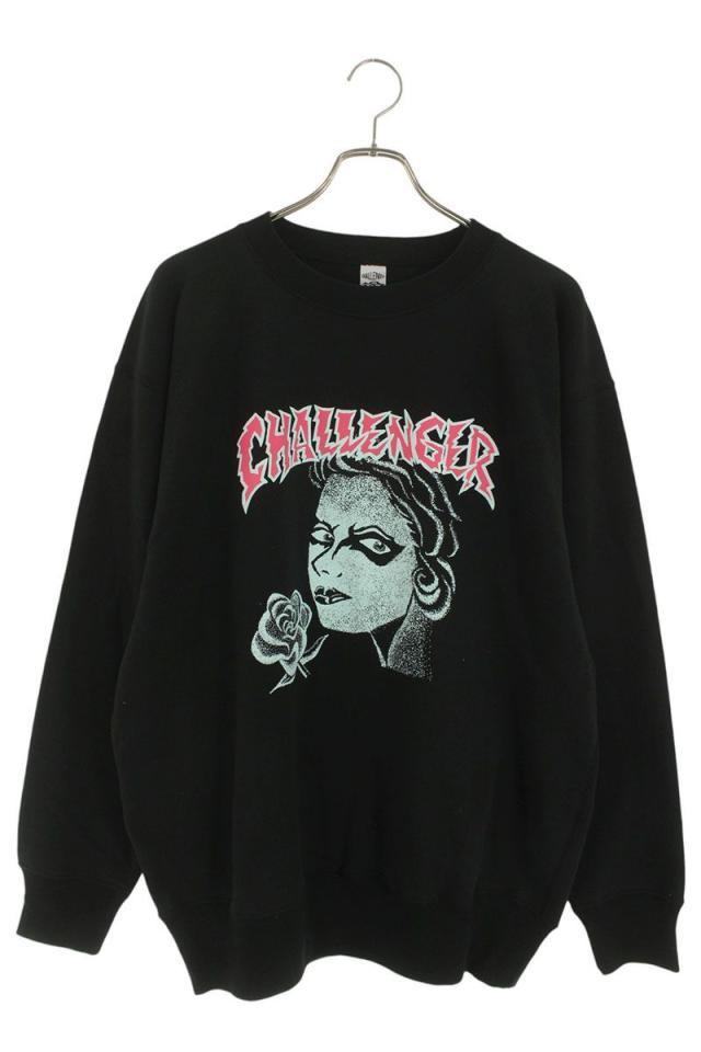 チャレンジャー サイズ:L フロントプリントクルーネックスウェット 中古 BS99