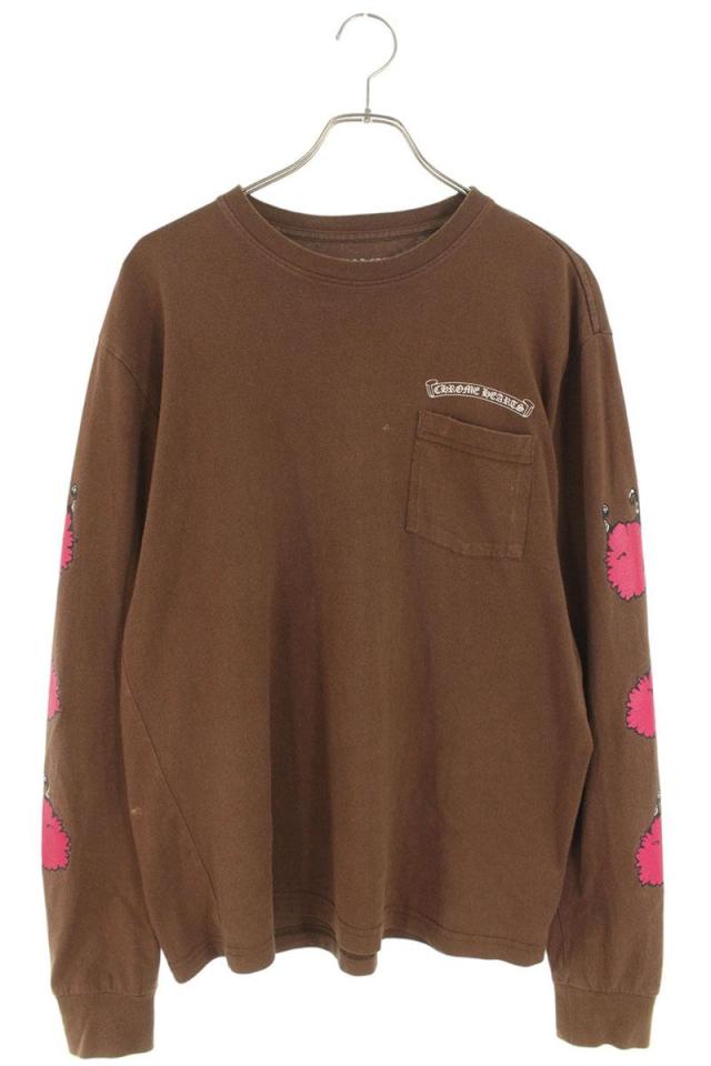 クロムハーツ サイズ:L  STRUCTURE LS MATTY BOYバックプリント長袖カットソー 中古 GZ11