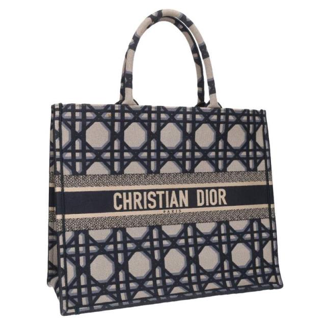 ディオール サイズ:L  BOOK TOTE ブックトート ラージ マクロカナージュトートバッグ 中古 BS99