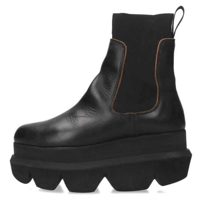 サカイ サイズ:35  23-06884 サイドゴアチャンキーシャークソールブーツ 中古 BS99