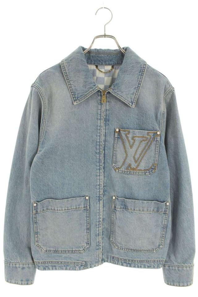 ルイヴィトン サイズ:46  RM251M PCP HTA50W ワークウェアLVデニムジャケット 中古 SS13