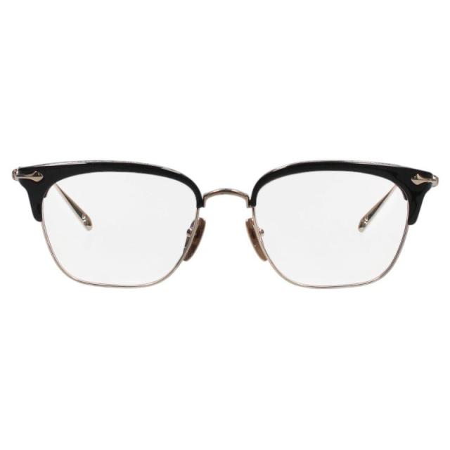 クロムハーツ   SLUNTRADICTION I クロスボールハーフリムスクエア眼鏡 中古 SS07