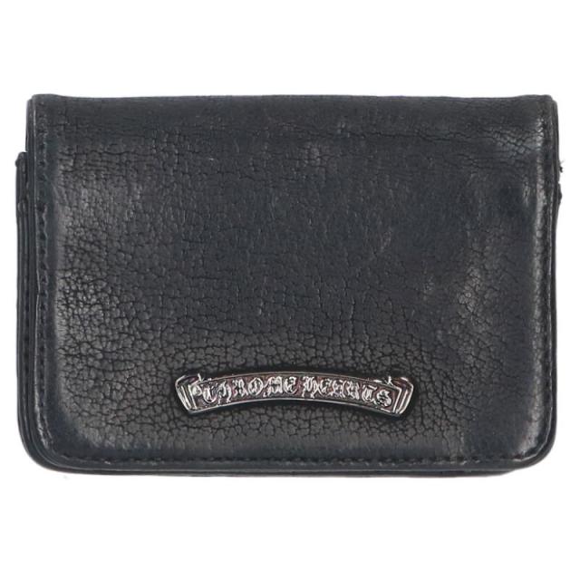 クロムハーツ   CRD CSE3PKTWDV1 アーチロゴプレート3ポケットレザカードケース 中古 OS06