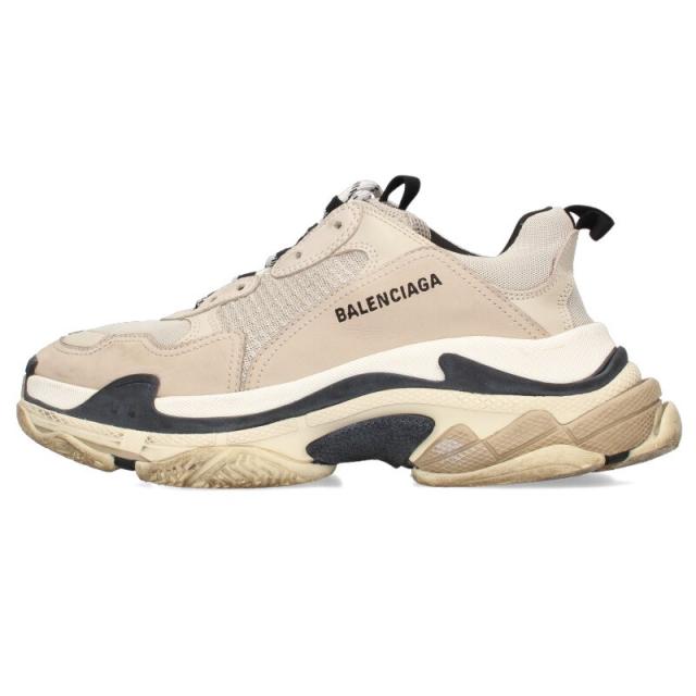 バレンシアガ サイズ:42  TRIPLE S TRAINERS トリプルエスレースアップスニーカー 中古 BS99
