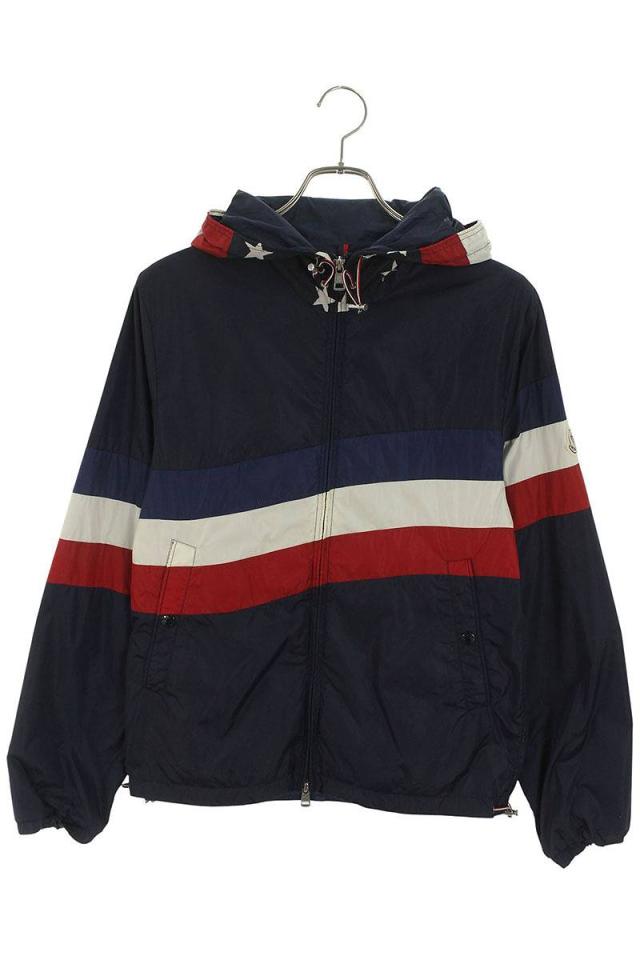 モンクレール サイズ:1  CAM GIUBBOTTO スターラインプリントナイロンブルゾン 中古 BS99