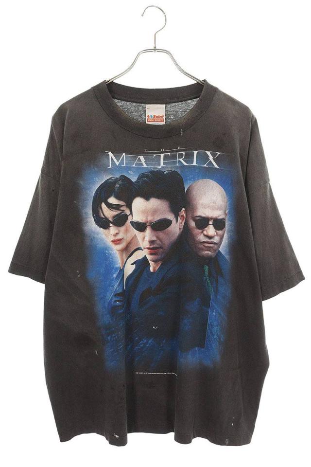 セントマイケル サイズ:XXL  SM-HR1-0000-C41 ヴィンテージ加工ムービーTシャツ 中古 BS99