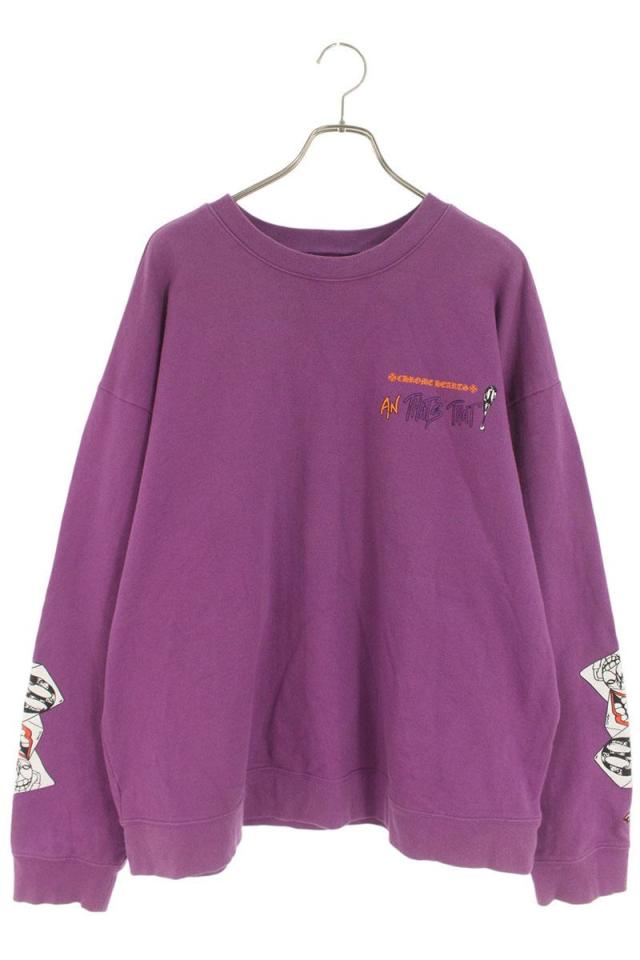 クロムハーツ サイズ:XXL  PPO IWANT MORE NOT LESS MATTY BOYプリントスウェット 中古 SS07