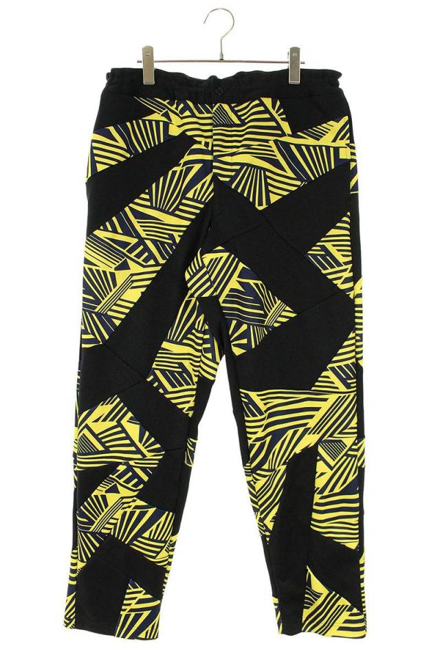 コムデギャルソンオムプリュス サイズ:L  23SS  PK-T015 AD2022ジオメトリック切替ロングパンツ 中古 BS99