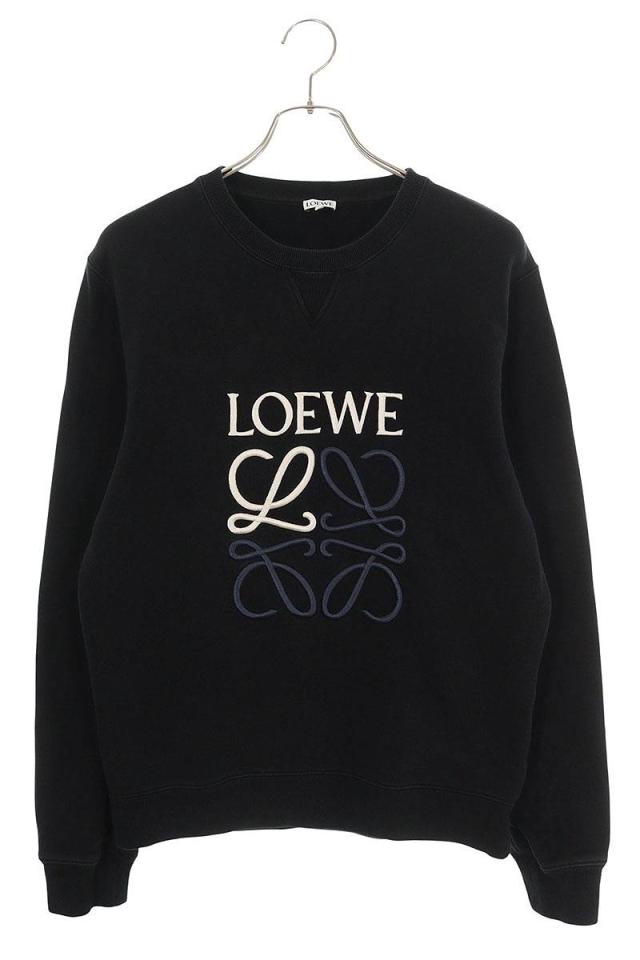 ロエベ サイズ:M  H526Y24J07 アナグラム刺繍クルーネックスウェット 中古 SB01