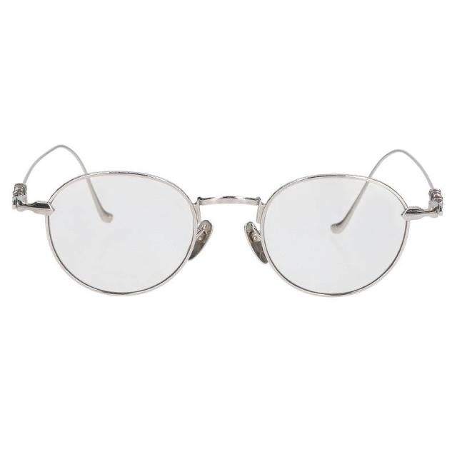 クロムハーツ サイズ:48□21-142  VAGIDICTORIAN III メタルフレームフローラルテンプルサングラス眼鏡 中古 GZ11