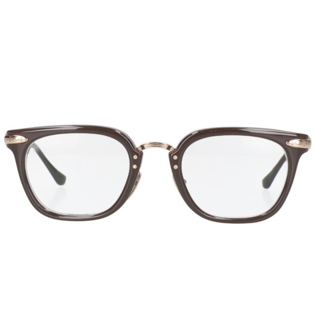 クロムハーツ サイズ:51□23-145  TITANASLUVR メタルテンプルウエリントン眼鏡 中古 SJ02