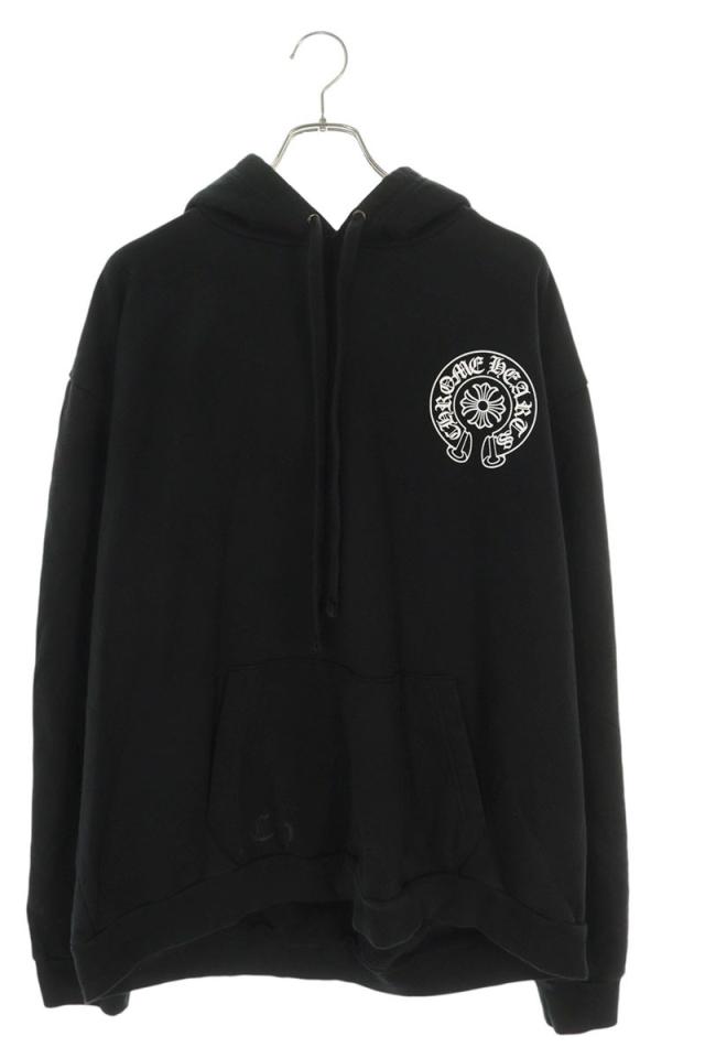 クロムハーツ サイズ:XXL  SWTSHRT PLVR LTD プルオーバーパーカー ホノルル限定ホースシューバックプリントプルオーバーパーカー 中古 SJ02