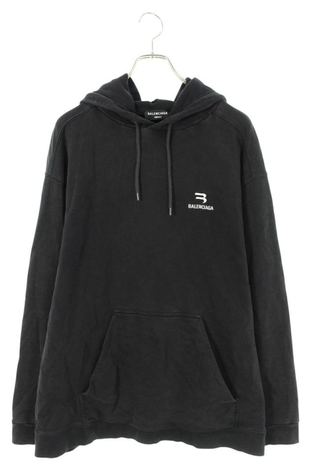 バレンシアガ サイズ:XS  600583 TLVA1 スポーティーBロゴプルオーバーパーカー 中古 OM10