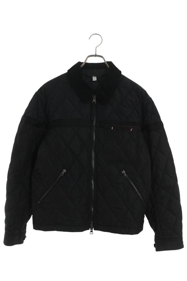 バーバリー サイズ:S  8061665 ロゴ刺繍キルティングジャケットブルゾン 中古 OM10