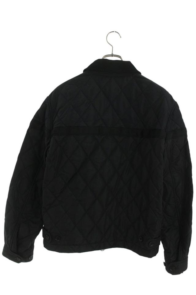 バーバリー サイズ:S 8061665 ロゴ刺繍キルティングジャケットブルゾン