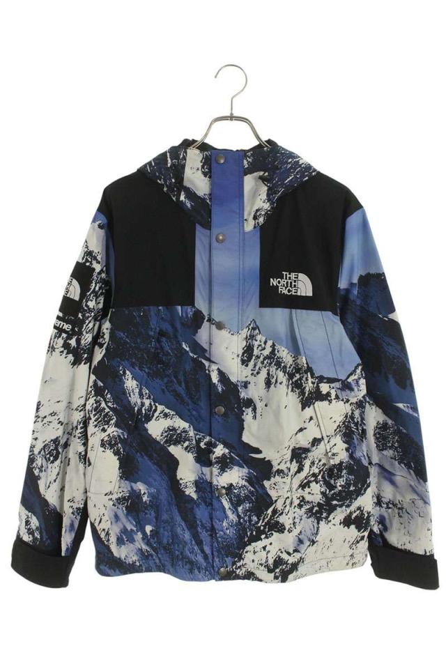シュプリーム  ノースフェイス サイズ:M  17AW  The North Face Mountain Parka 総柄マウンテンパーカーブルゾン 中古 OM10