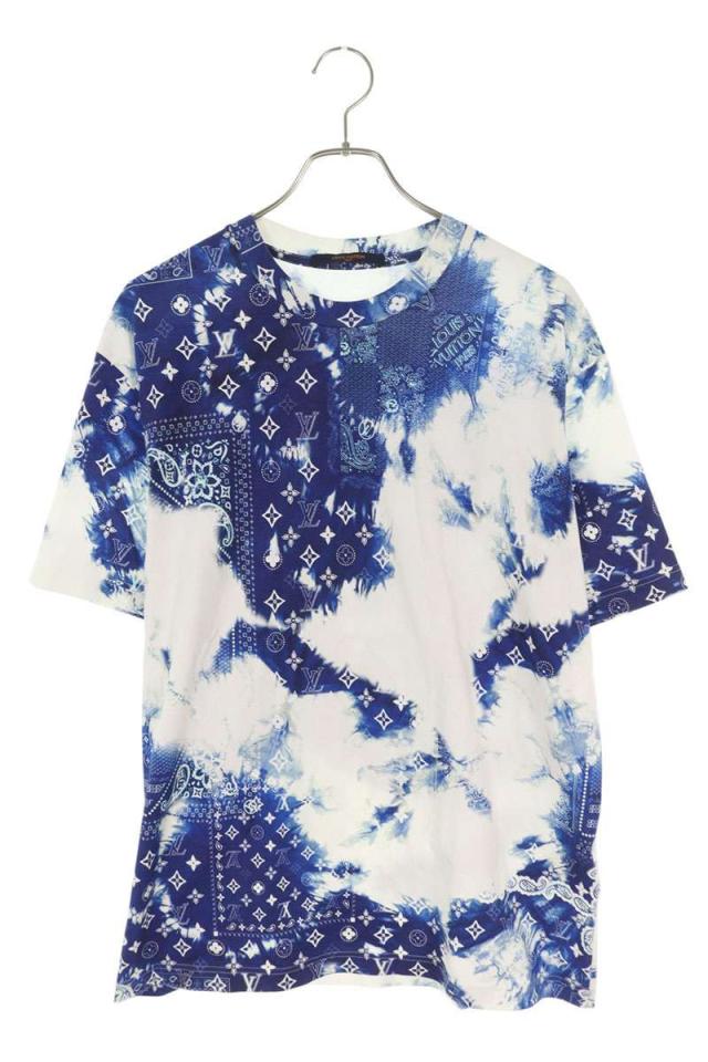 ルイヴィトン サイズ:L  22AW  RM222M NPG HNY26W モノグラムタイダイバンダナ柄Tシャツ 中古 FK04