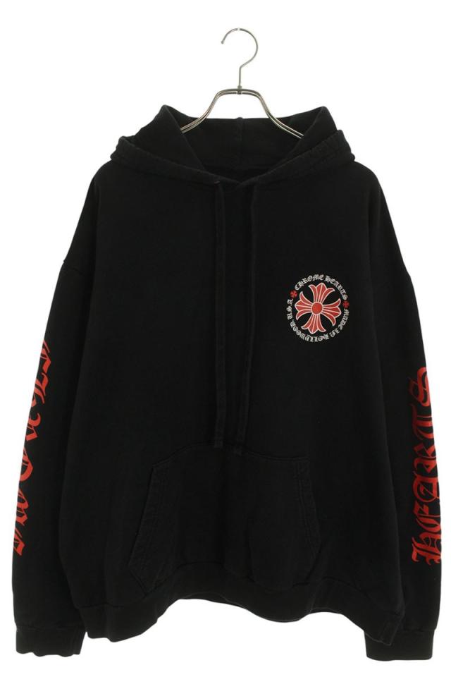 クロムハーツ サイズ:XXL バックCHプラスプリントパーカー 中古 SJ02