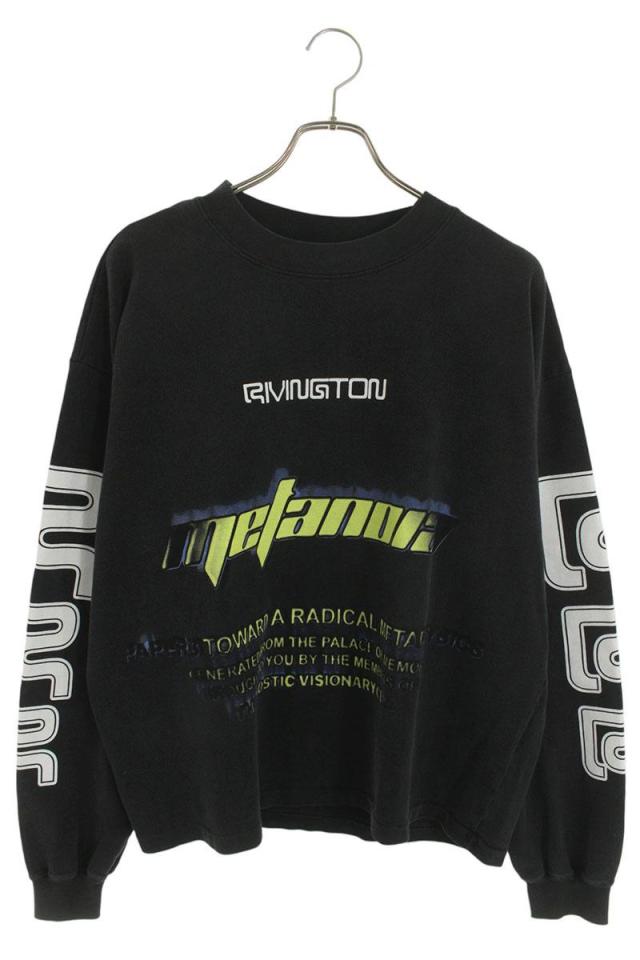 リヴィントンロイレビス サイズ:M RADICAL PAPER GARDENプリントスウェット 中古 BS99