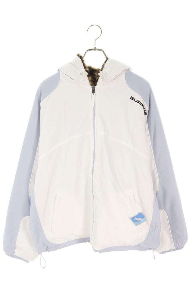 シュプリーム サイズ:XL  25SS  Faux Fur Reversible Hooded Track Jacket フェイクファーリバーシブルトラックジャケットブルゾン 中古 FK04