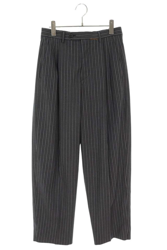 マルニ サイズ:44  24AW  PUMU0264SU ストライプスラックスロングパンツ 中古 SB01