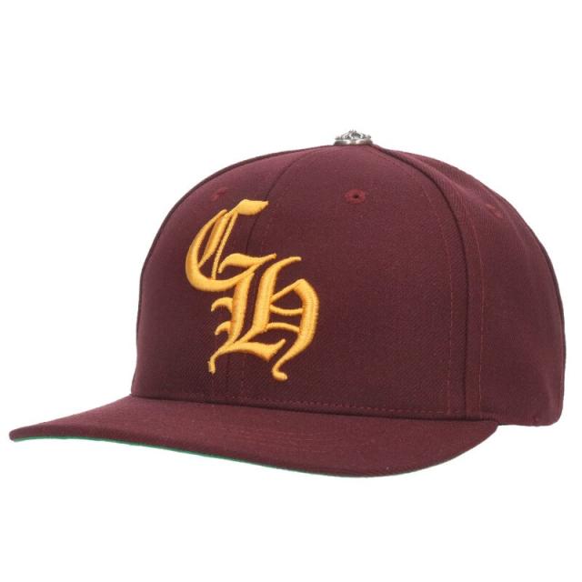 クロムハーツ サイズ:ONE SIZE  CH HAT CH刺繍ベースボールキャップ 中古 SS07