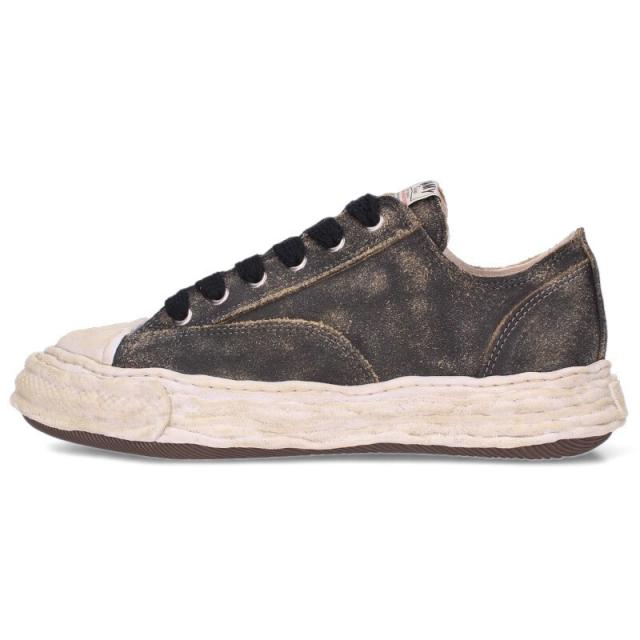 ミハラヤスヒロ サイズ:45  PETERSON 23 VINTAGE SUEDE LOW-TOP SNEAKER ピーターソンローカットスニーカー 中古 BS99