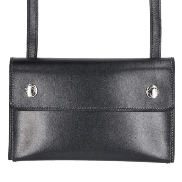 エルメス   スナップ トゥーゴー K刻印レザーウォレットショルダーバッグ 中古 SB01