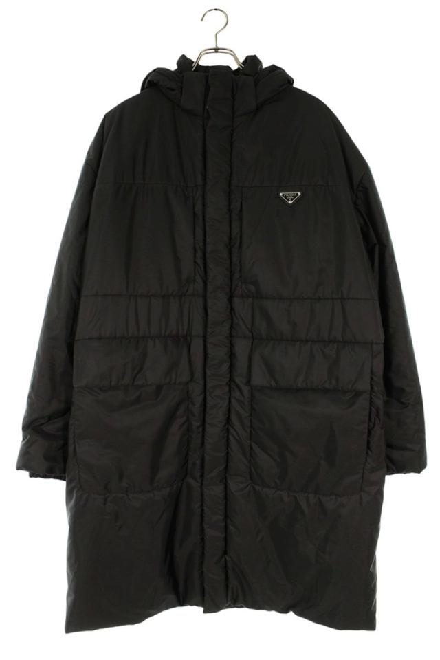 プラダ サイズ:L  SGB788 RE-NYLON中綿入りロングコート 中古 OM10