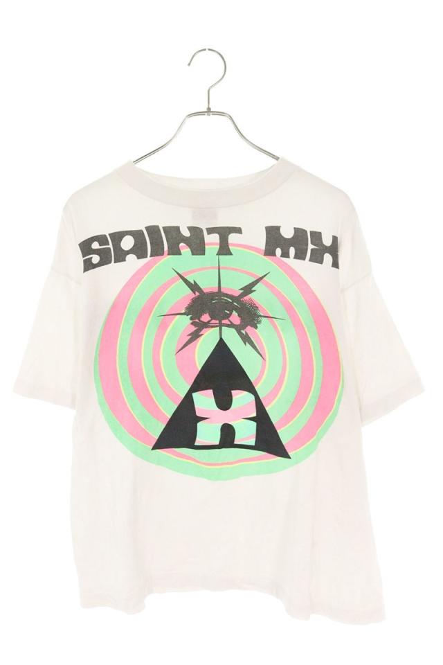 セントマイケル サイズ:M  SM-HR8-0000-018 ヴィンテージプリント長袖カットソー 中古 OM10