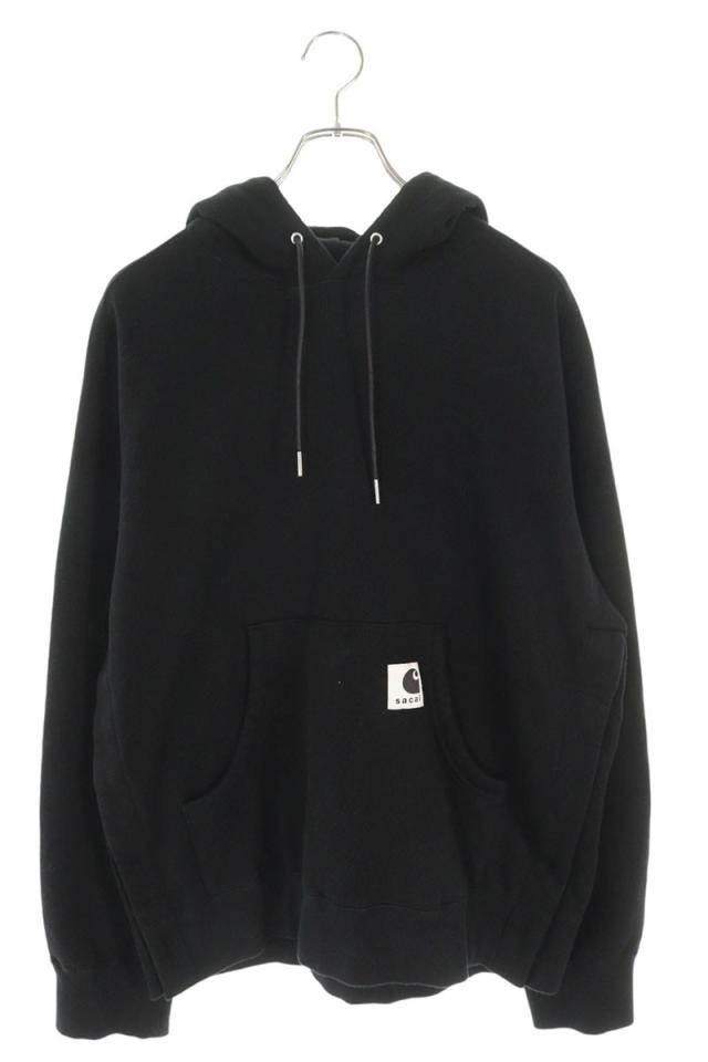 サカイ  カーハート サイズ:3  Cotton Jersey Hoodie 25-00993S コットンプルオーバーパーカー 中古 BS99