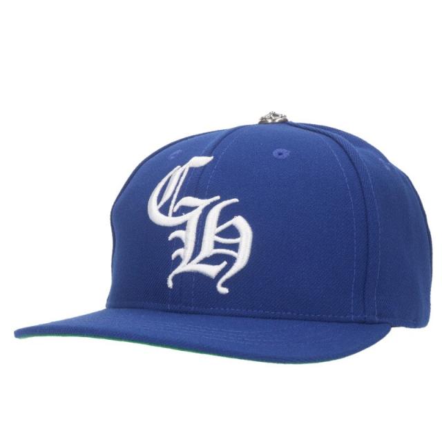 クロムハーツ サイズ:ONE SIZE  CH HAT CHロゴ刺繍ベースボールキャップ 中古 NO05