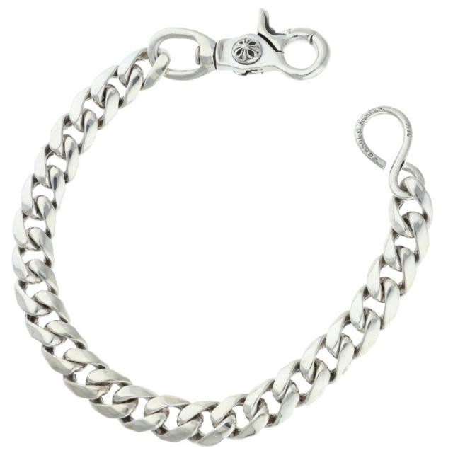 クロムハーツ サイズ:ショート  CLASSIC SHORT-S 1クリップショートクラシック シルバーウォレットチェーン 中古 SS07