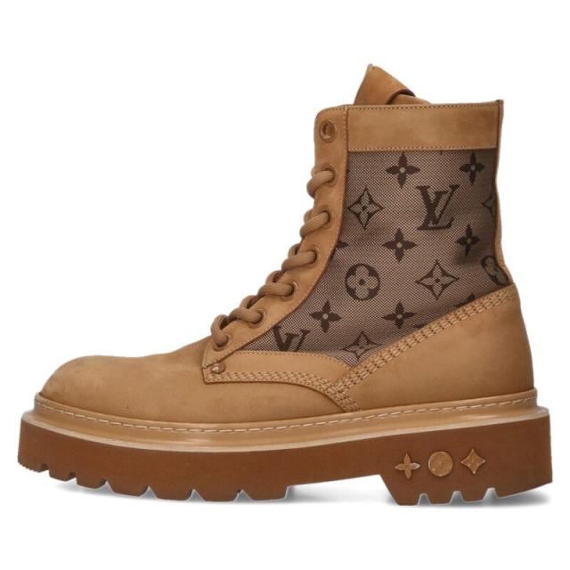 ルイヴィトン サイズ:7.5  LVレンジャー モノグラムアンクルブーツ 中古 OM10