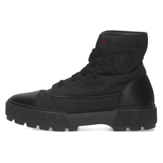 エルメス サイズ:43  FRESH フレッシュ 222960ZH ナイロンショートブーツ 中古 BS99