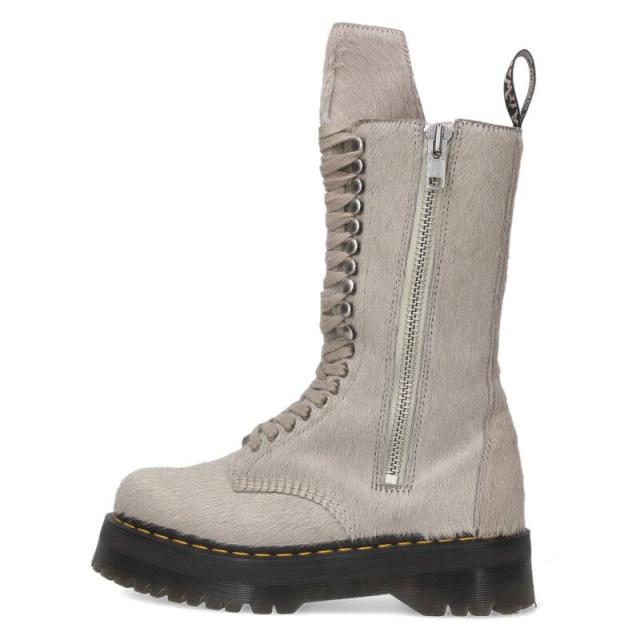 リックオウエンス  ドクターマーチン サイズ:UK7  1918 RO サイドジップレースアップハラコブーツ 中古 FK04