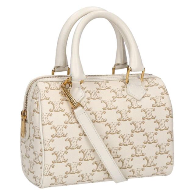 セリーヌ  トリオンフミニボストン2wayハンドバッグ 中古 OM10