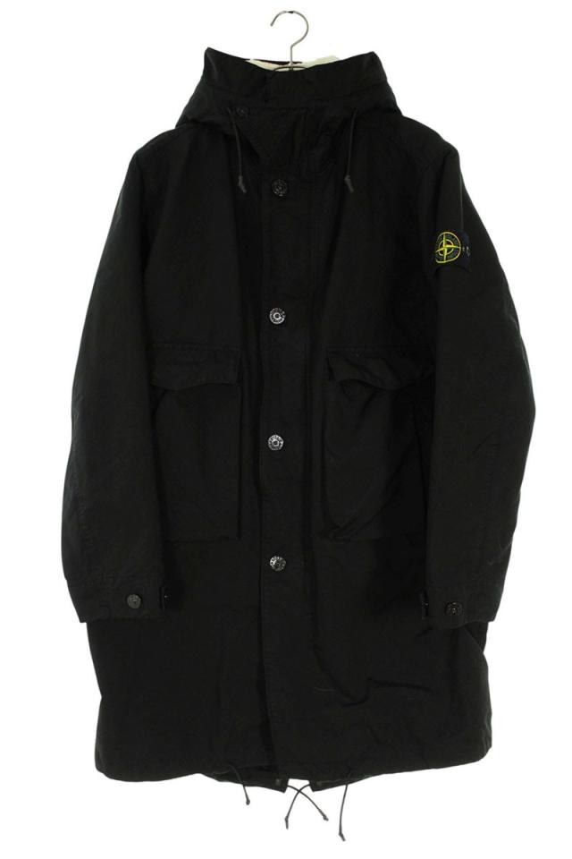 ストーンアイランド サイズ:M  711570449 ウールライナー付き ムートンフードコート 中古 OM10