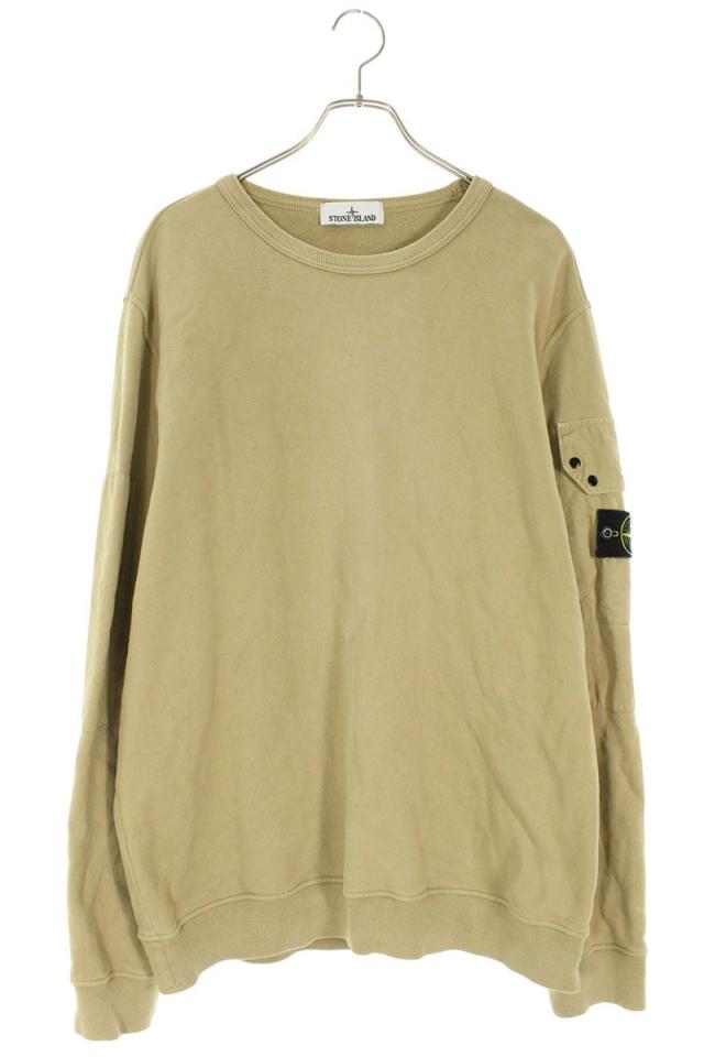 ストーンアイランド サイズ:XL  811563920 袖ワッペンクルーネックスウェット 中古 FK04