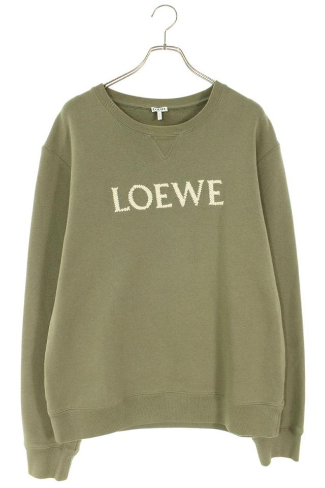 ロエベ サイズ:XXL  H526Y24J26 ロゴエンブロイダリークルーネックスウェット 中古 OM10