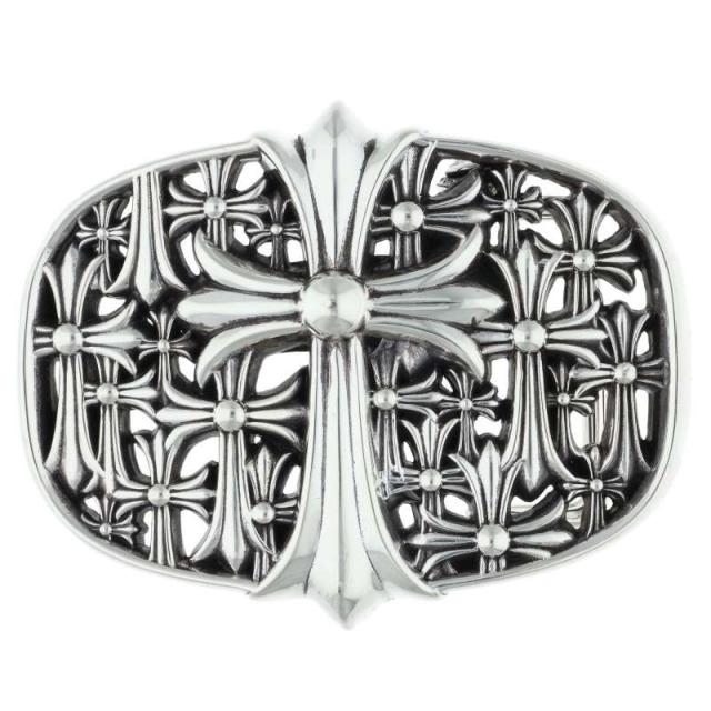 クロムハーツ   BUCKL CEMETERY1.5 1.5セメタリークロス シルバーバックル 中古 SJ02