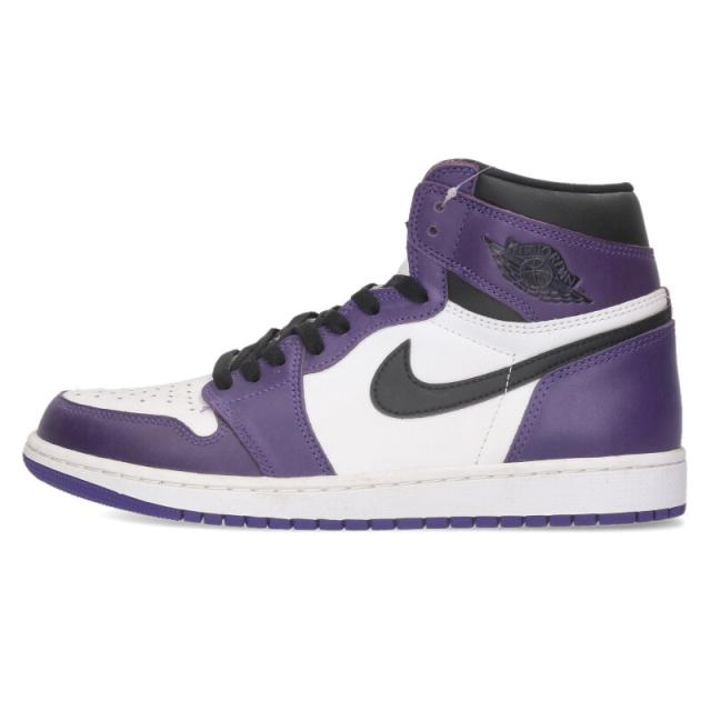 ナイキ サイズ:28cm  AIR JORDAN 1 RETRO HIGH OG COURT PURPLE 555088-500 エアジョーダン1レトロハイコートパープルスニーカー 中古 BS99