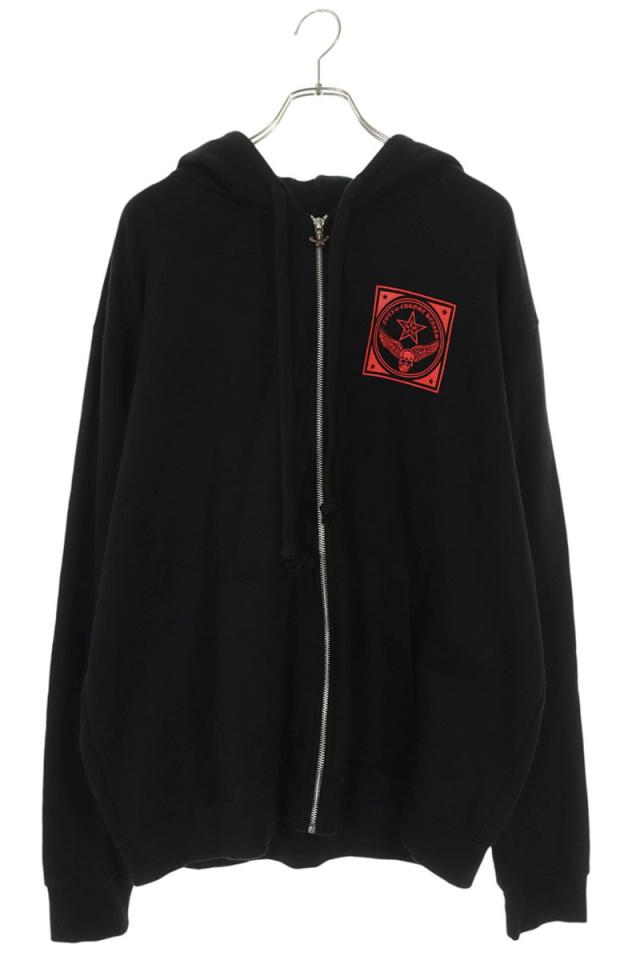 クロムハーツ サイズ:XL  SWTSHRT HD ZIP フォティプリントジップアップパーカー 中古 OS06