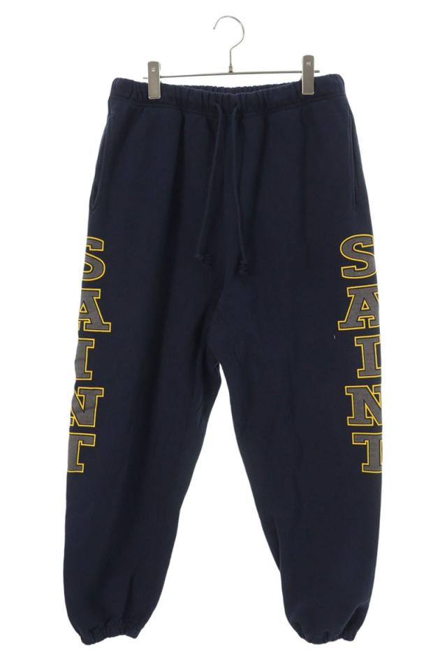 セントマイケル サイズ:L  25AW  SM-HR1-0000-062 SAINTプリントスウェットロングパンツ 中古 OM10