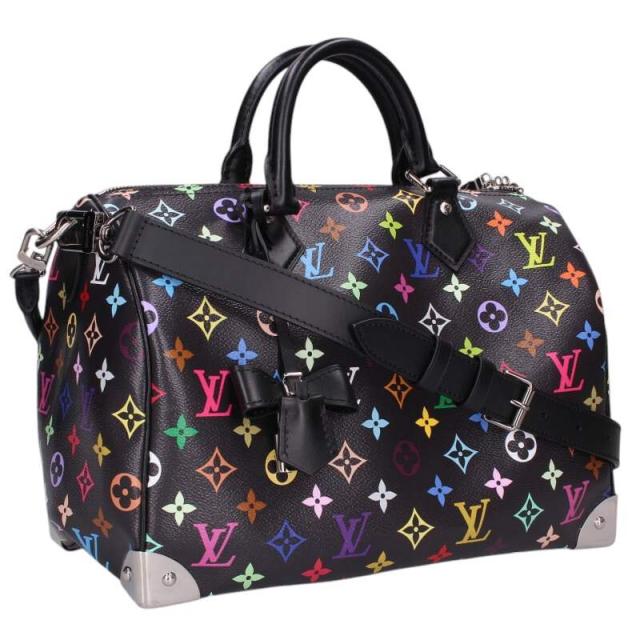 ルイヴィトン サイズ:30  M13257 スピーディバンドリエール30 ×TM マルチカラーモノグラムショルダーバッグ 中古 GZ14
