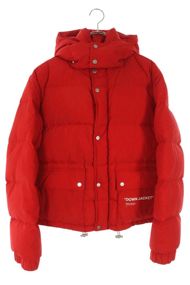 オフホワイト サイズ:M  OMED005F18803015 レターダウンジャケット 中古 OM10