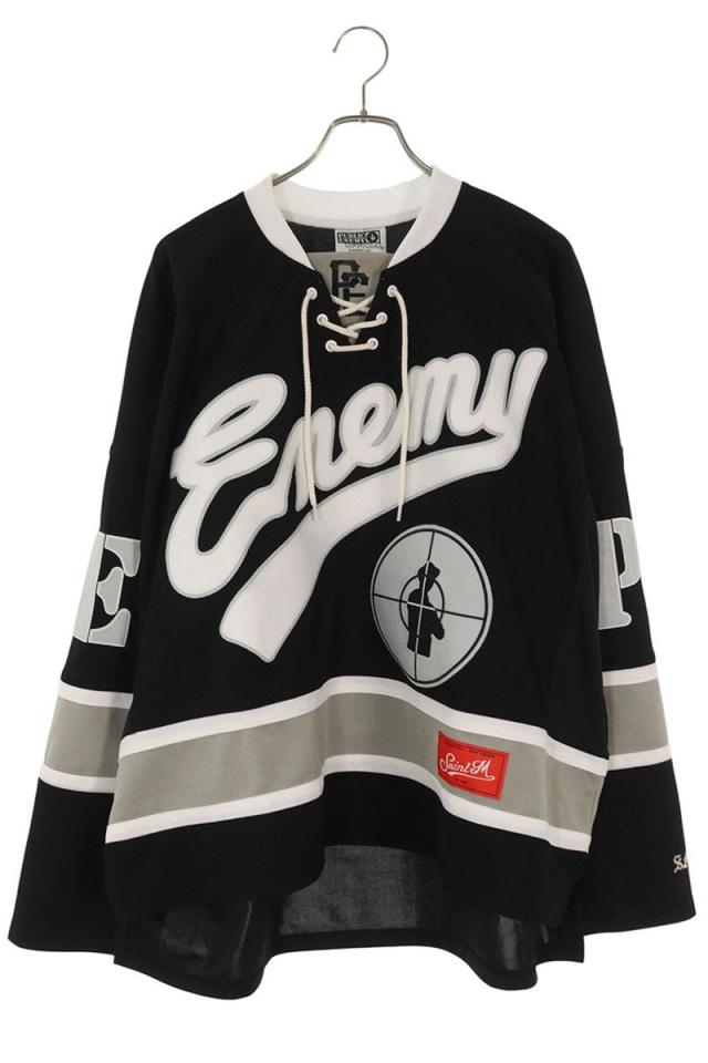 セントマイケル サイズ:ONE SIZE  SM-YS1-0000-C19 パブリックエネミーホッケーシャツ長袖カットソー 中古 OM10